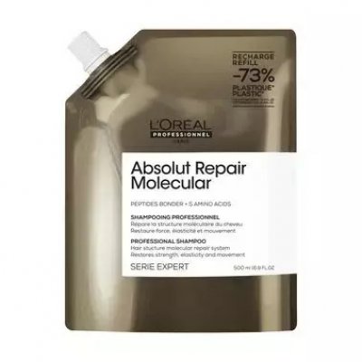 L’Oréal Professionnel Serie Expert Absolut Repair Molecular Eco Refill Shampoo 500ml