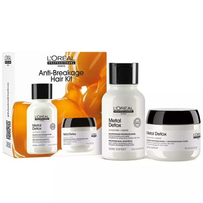 L'Oreal Professionnel Metal Detox Anti-Breakage Mini Duo Kit (Shampoo 100ml + Mask 75ml)