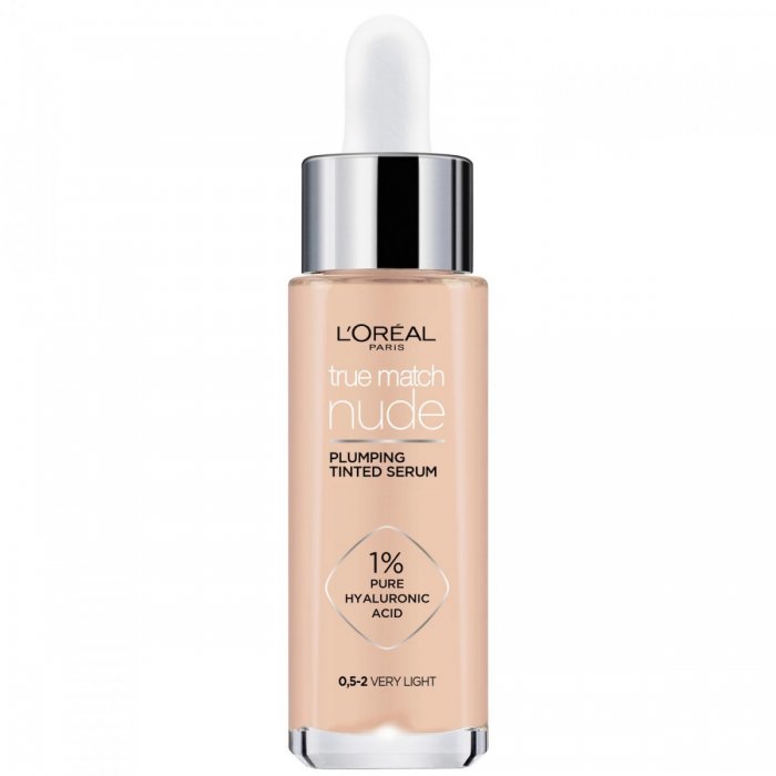 L'Oreal True Match Nude Plumping Tinted Serum-0.5-2 Very Light 30ml