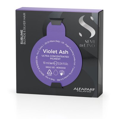 Alfaparf Milano Semi di Lino Sublime Violet Ash Ultra Concentrated Pigment Serum