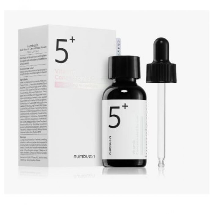 Numbuzin No. 5 Glutathione Vitamin Concentrated Face Serum for Hyperpigmented Skin 30ml