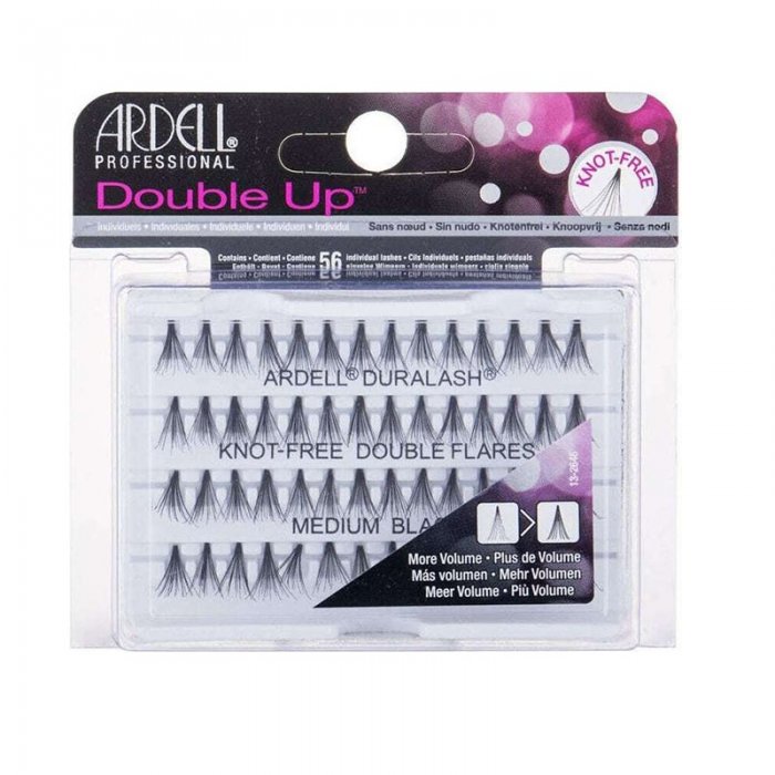 Ardell Double Up Knotted Double Flares False Eyelashes Medium Black