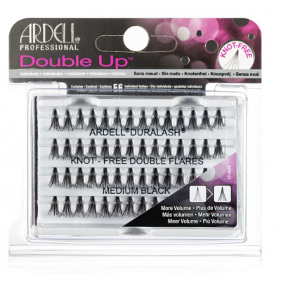 Ardell Double Up Knot-Free DOUBLE Flares Medium Black