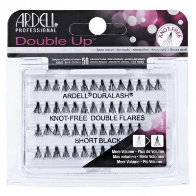 Ardell Double Up Knot-Free DOUBLE Flares Short Black