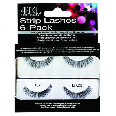 Ardell Strip Lashes 6 Pack 109 Black Lash Eyelash Extension