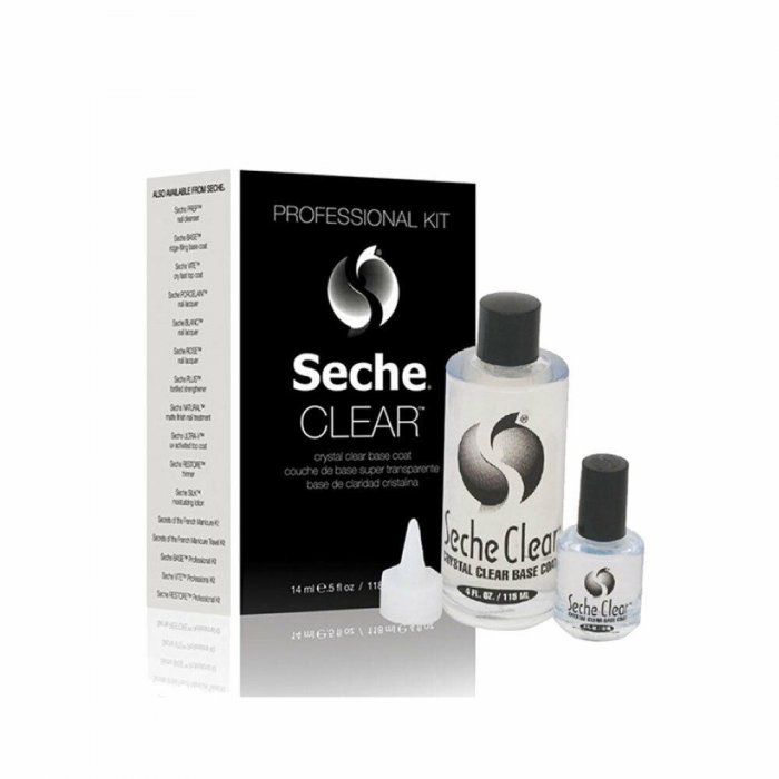 Seche Professional Kit Clear Crystal Clear Base Coat (118ml & 14ml)