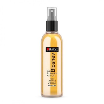 Bioshev Professional Sun Protection Hair Oil With Argan Oil Vitamine E And Uv Filters 150ml