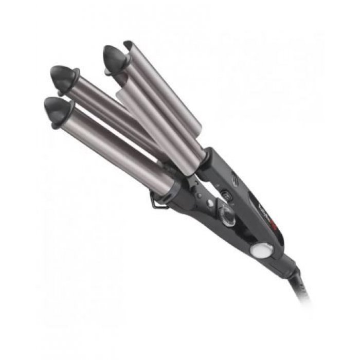 Babyliss Pro Water Titanium & Tourmaline Triple Barrel Waver Iron BAB2269TTE