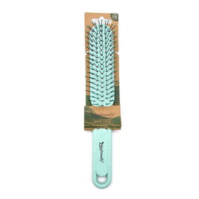 Biofriendly Hair Brush Wheat Straw+PP Green (5460)