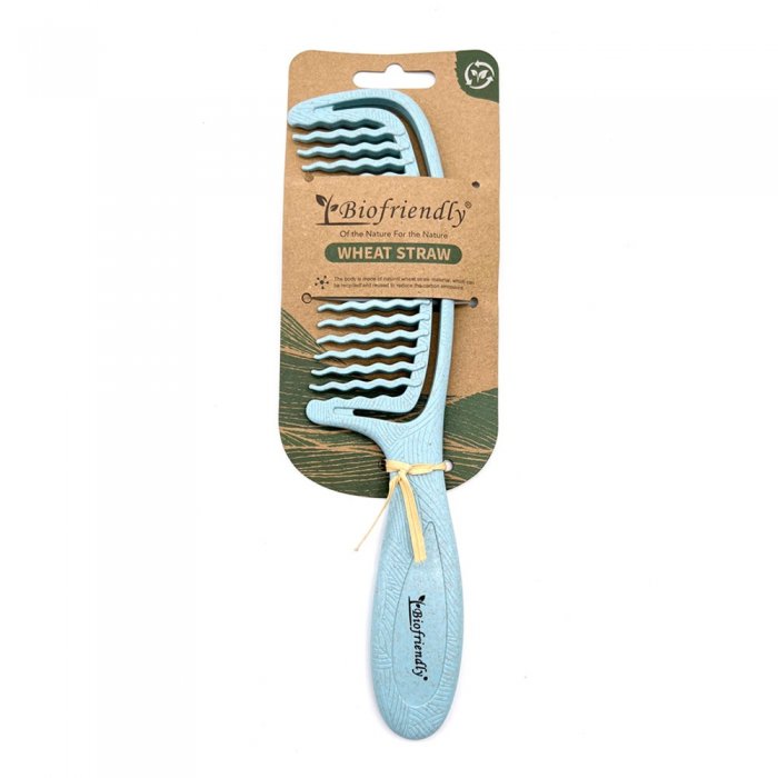 Biofriendly Hair Brush Wheat Straw-PP Blue (4756)