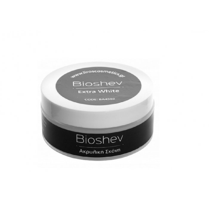 Bioshev Professional Acrylic Nail Powder Extra White 45gr