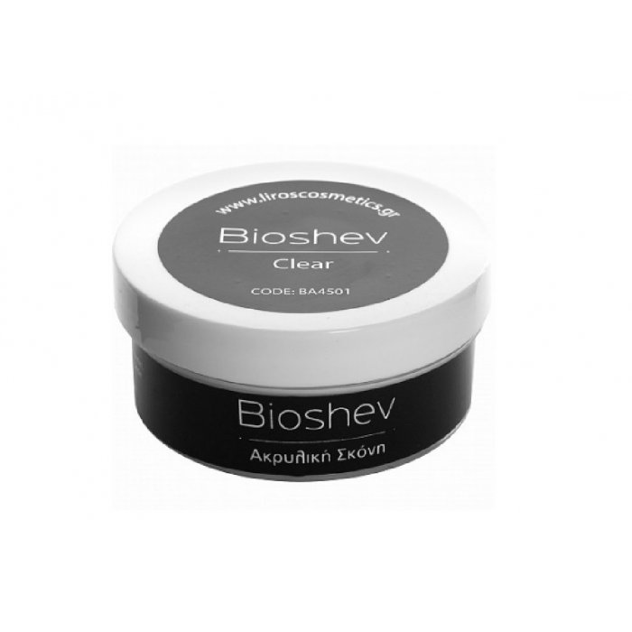 Bioshev Professional Ακρυλική Σκόνη Νυχιών Clear 45gr