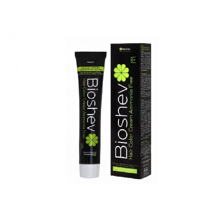 Bioshev Professional Hair Color Cream Ammonia Free 5.3 Καστανό Ανοιχτό Χρυσαφί 100ml