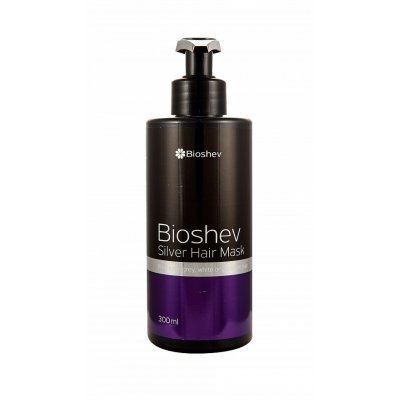 Bioshev Professional Silver Hair μάσκα μαλλιών With Silk & Keratin 300ml