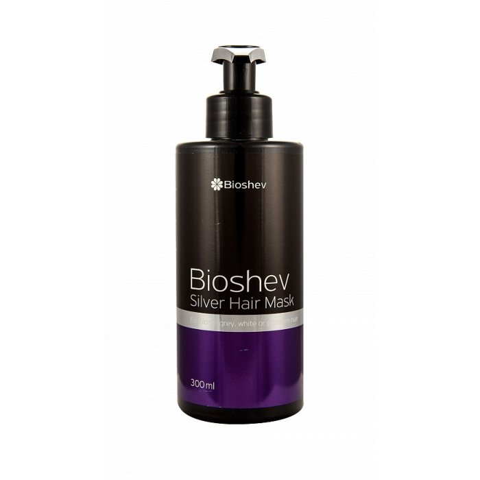 Bioshev Professional Silver Hair Mask With Silk & Keratin 300ml