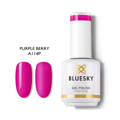 Bluesky Uv Gel Polish A114P Purple Berry 15ml