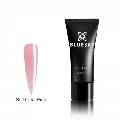 Bluesky Gum Gel Soft Clear Pink 60ml (Acrygel)