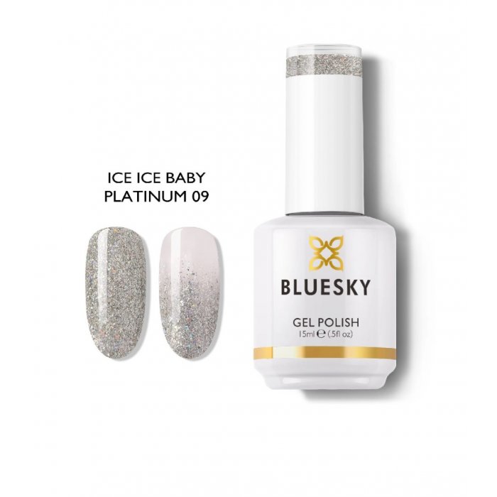 Bluesky Uv Gel Polish Ice Ice Baby Platinum 09 15ml