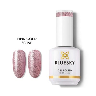 Bluesky Uv Gel Polish Pink Gold S06NP 15ml