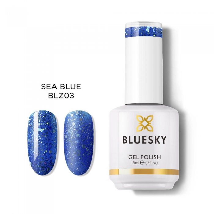 Bluesky Uv Gel Polish Sea Blue BLZ03P 15ml