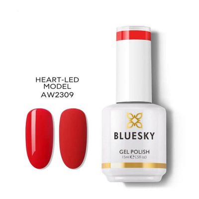 Bluesky Uv Gel Polish AW2309P Heart Led Model 15ml