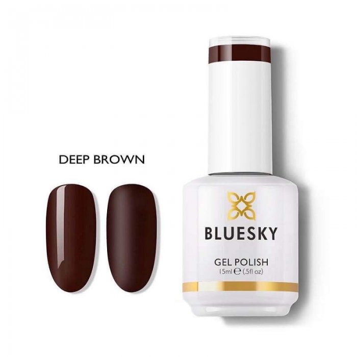 Bluesky Uv Gel Polish Deep Brown 15ml