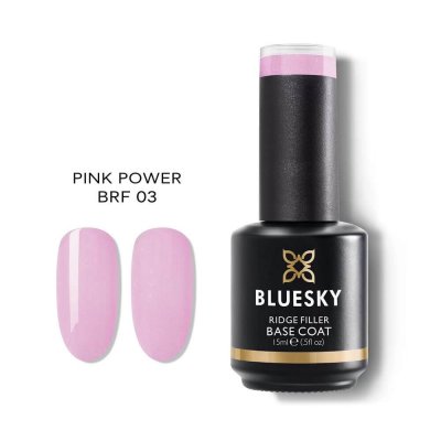 Bluesky Rubber Base Coat Pink Power BRF03 15ml