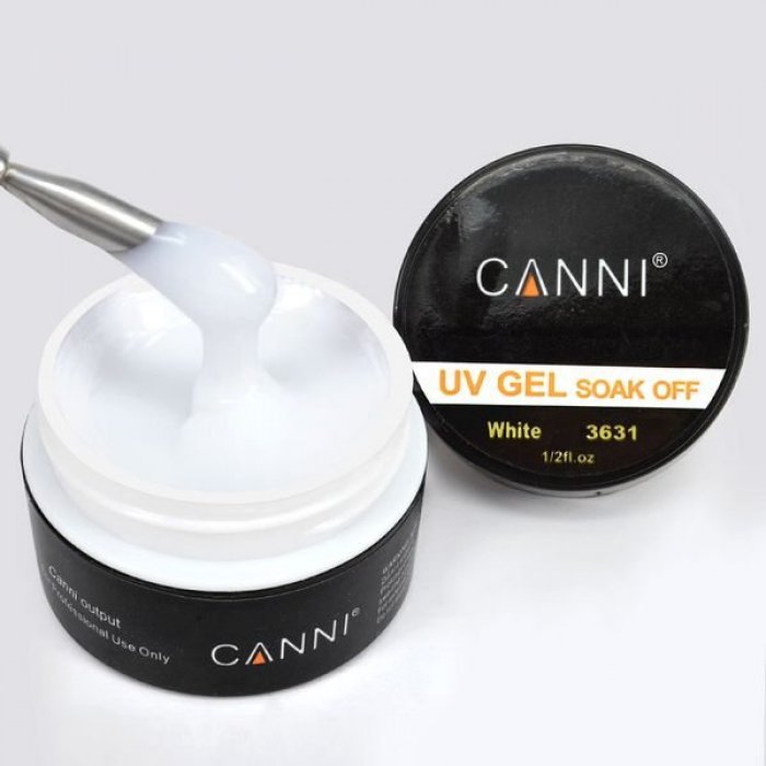 Canni Builder Gel Soak Off White 15ml