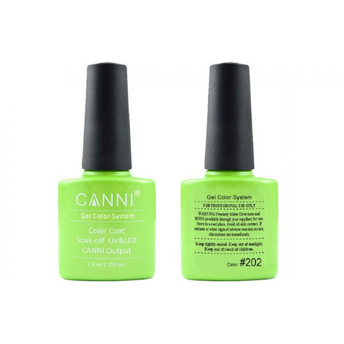 Canni Gel Color System 202 Light Green Mother Of Pearl 7.3ml