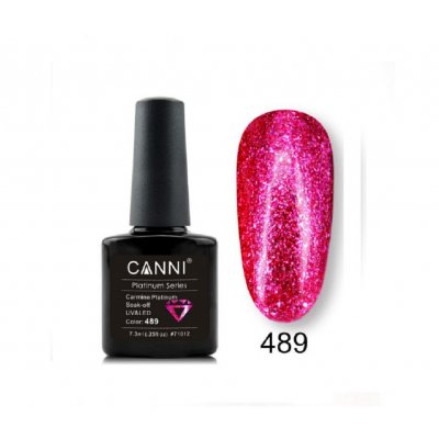 Canni Platinum Gel Polish 489 Carmine Platinum 7.3ml 