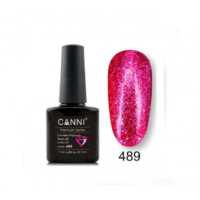 Canni Platinum Gel Polish 489 Carmine Platinum 7.3ml