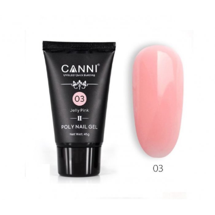 Canni Poly Nail Gel 03 Jelly Pink 45gr