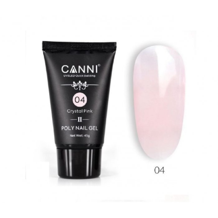 Canni Poly Nail Gel 04 Crystal Pink 45gr