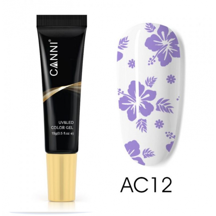 Canni Stamping Color Gel AC12 15g