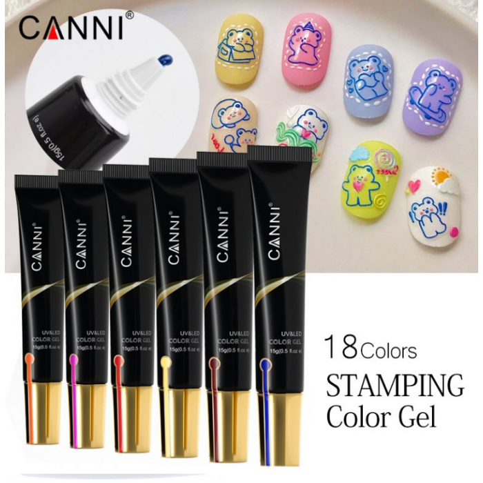 Canni Stamping Color Gel AC02 15g