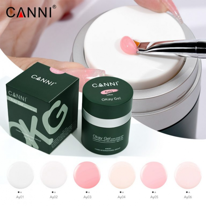 Canni Air Pump Okay Builder Gel Sakura N6 30gr