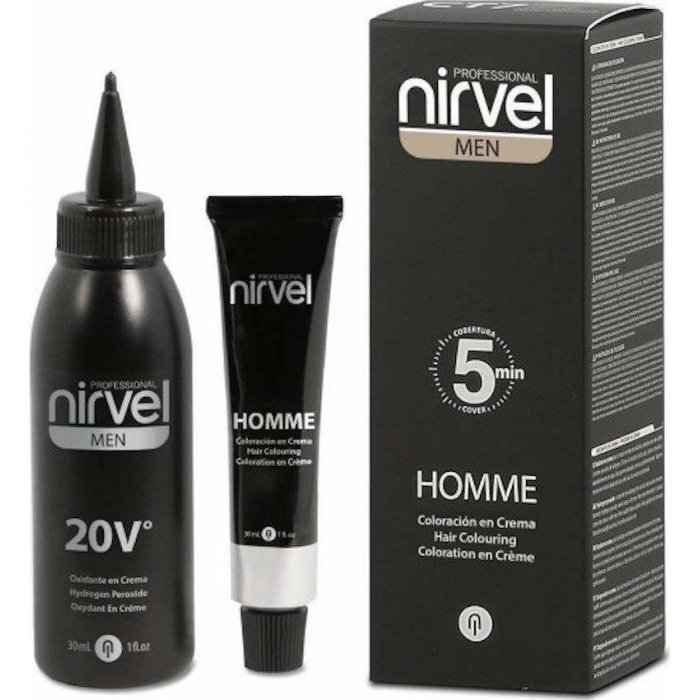 Nirvel Men Hair Coloring Cream G3 Dark Grey 30ml