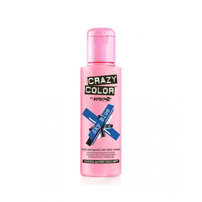 Crazy Color Ημιμόνιμη Κρέμα Βαφή 59 Sky Blue 100ml