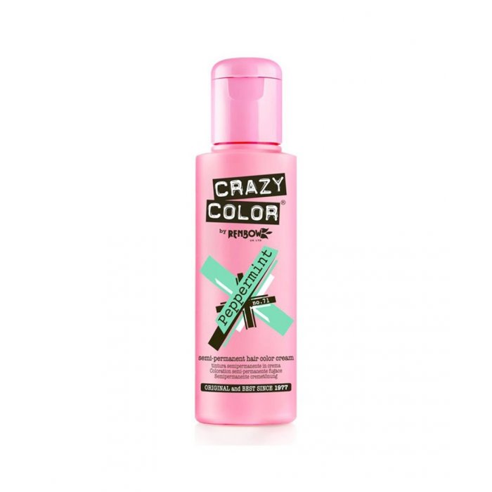 Crazy Color Ημιμόνιμη Κρέμα Βαφή 71 Peppermint 100ml