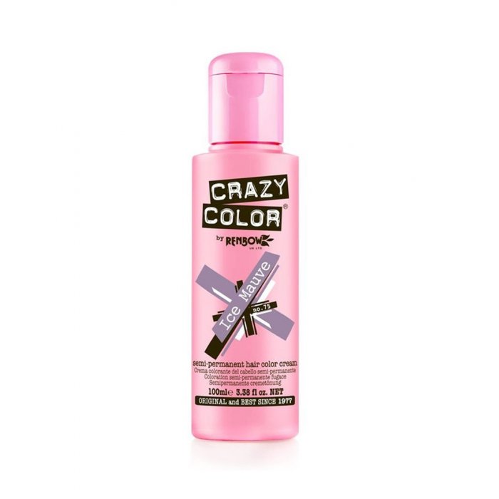 Crazy Color Ημιμόνιμη Κρέμα Βαφή 75 Ice Mauve 100ml