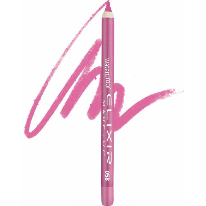 Elixir Make Up Μολύβι Χειλιών Waterproof 058 Hot Pink 1,5gr