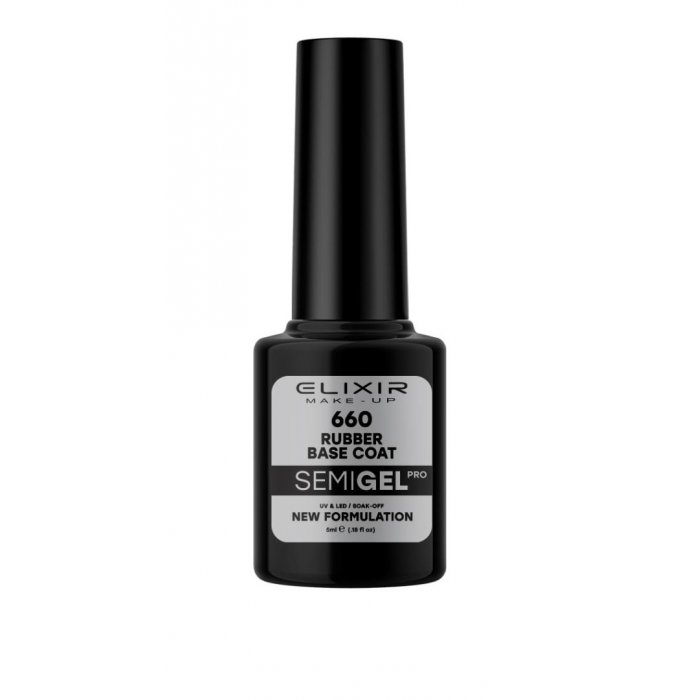 Elixir Make Up Semigel 660 Rubber Base Coat 5ml