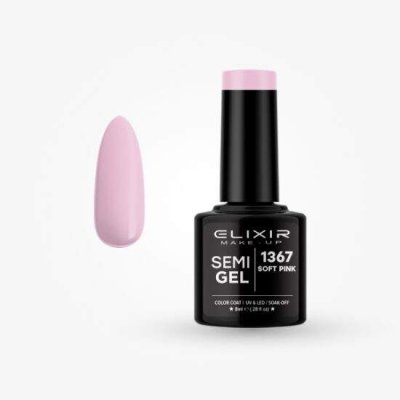 Elixir Make Up Semigel 1367 Soft Pink 8ml
