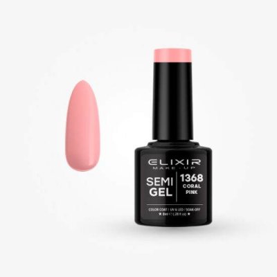 Elixir Make Up Semigel 1368 Coral Pink 8ml