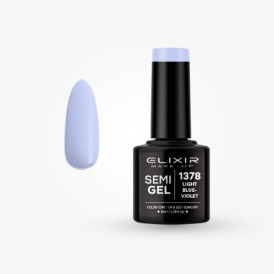 Elixir Make Up Semigel 1378 Light Blue-Violet 8ml