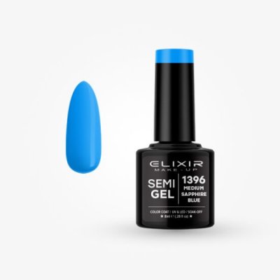 Elixir Make Up Semigel 1396 Medium Sapphire Blue 8ml