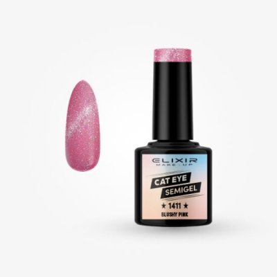 Elixir Make Up Cat Eye Semigel 1411 Blushy Pink 8ml