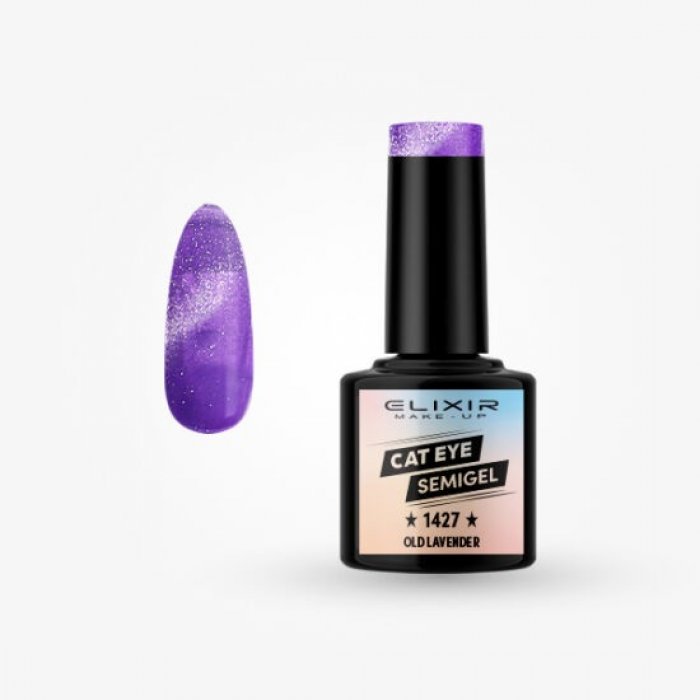 Elixir Make Up Cat Eye Semigel 1427 Old Lavender 8ml