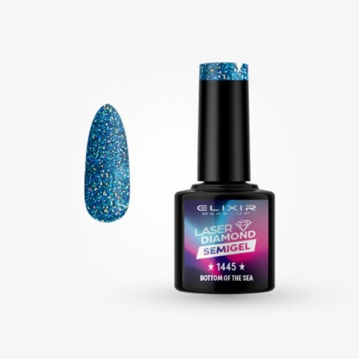 Elixir Make Up Semigel Laser Diamond 1445 Bottom Of The Sea 8ml