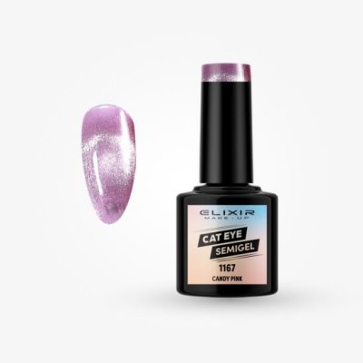 Elixir Make Up Cat Eye Semigel 1167 Candy Pink 8ml